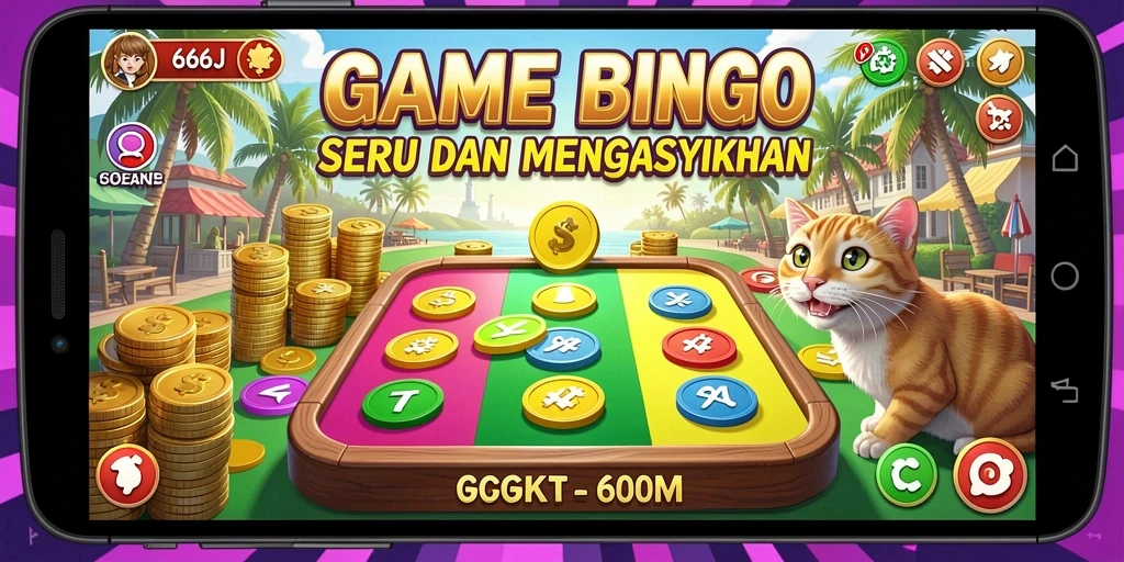 Tampilan gameplay 666J yang seru dan dinamis saat bermain Bingo.