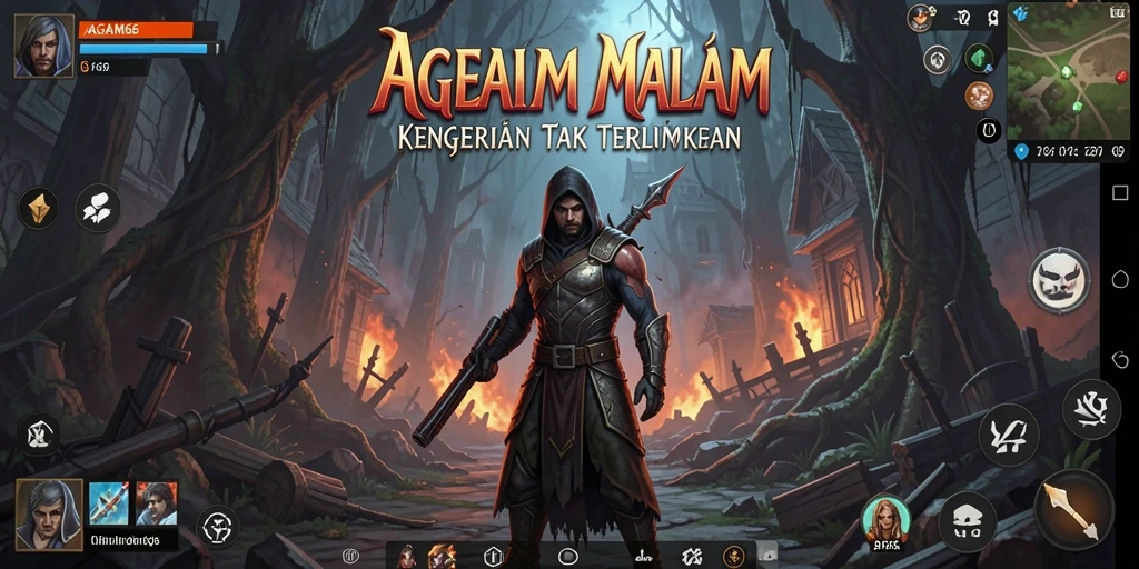 Tampilan menakutkan dari gameplay AGAM66 yang mencekam.