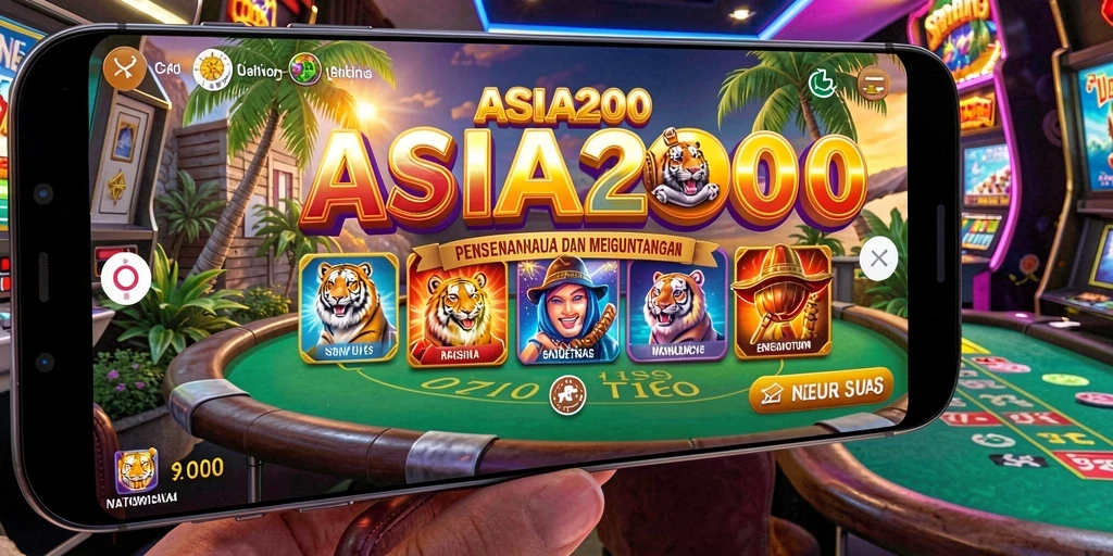 Tampilan gameplay menarik di ASIA200 dengan berbagai permainan Kasino.