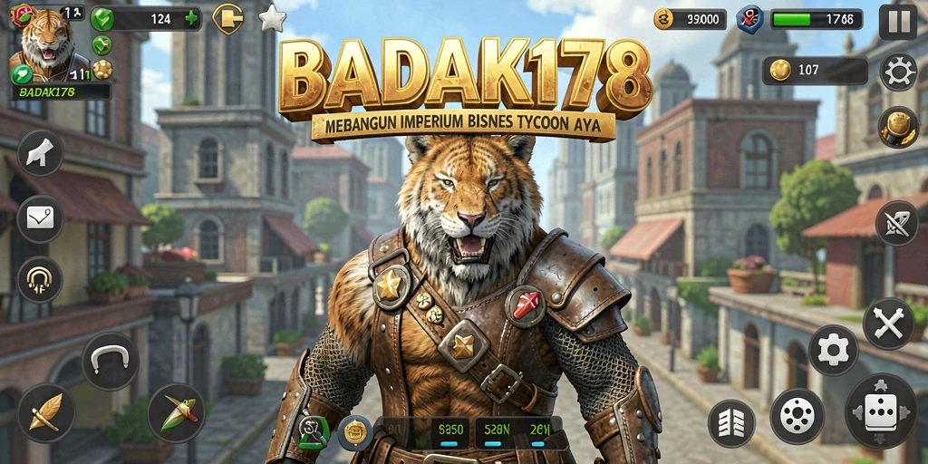 Screenshot menunjukkan pengalaman permainan Tycoon yang mendebarkan.