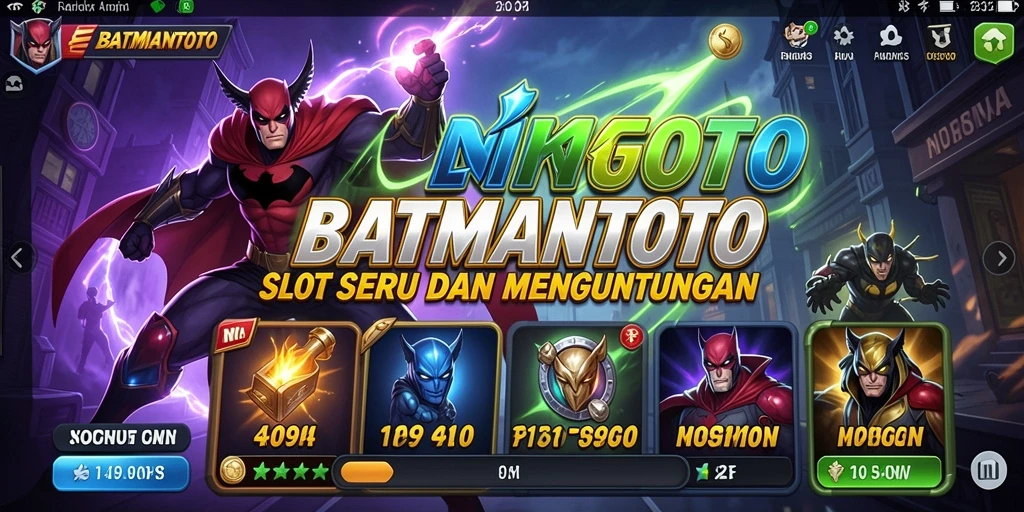 Tampilan gameplay Slot yang menarik di BATMANTOTO.