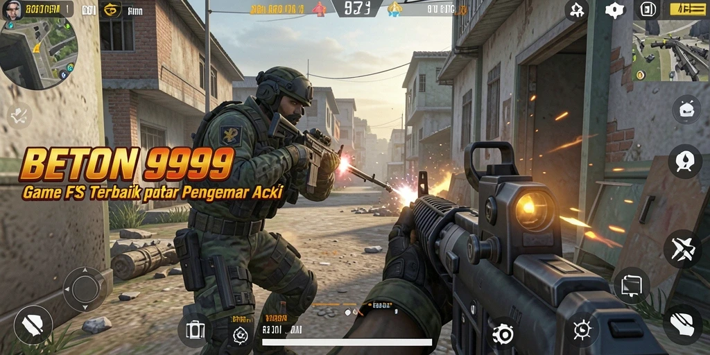 Gameplay seru dengan aksi cepat di BETON999.