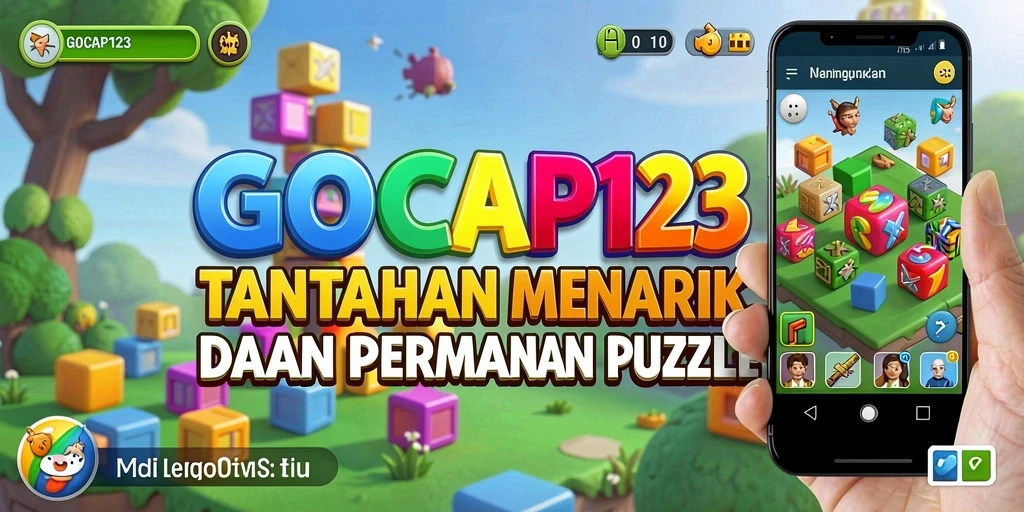 Tampilan menarik gameplay GOCAP123 dengan tantangan puzzle yang seru.
