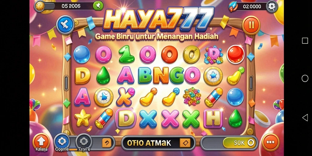 Tampilan gameplay Bingo yang seru dan interaktif di HAYA777.