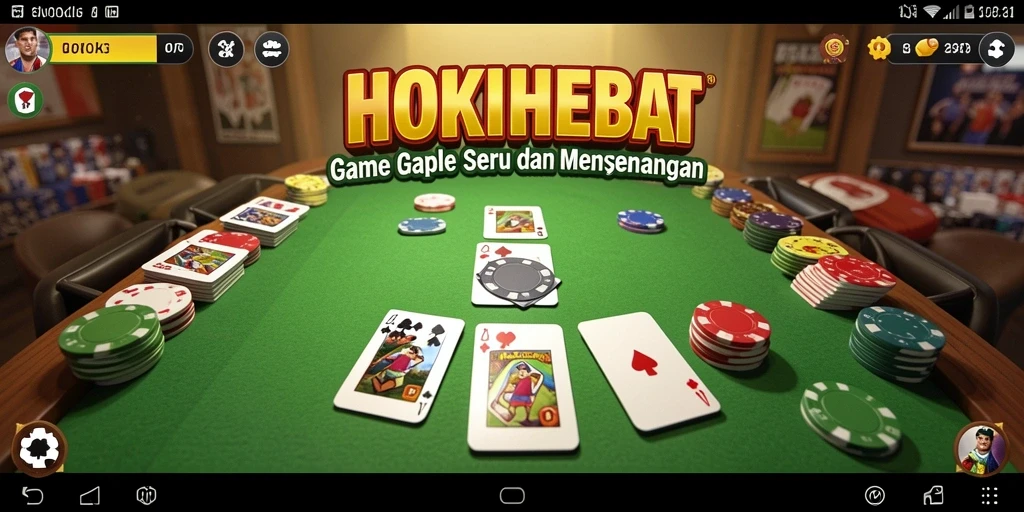 Tampilan gameplay HOKIHEBAT yang menarik dan penuh warna.
