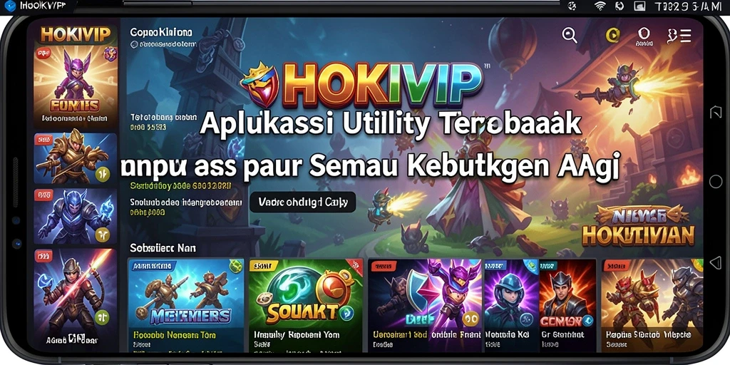 Tampilan antarmuka HOKIVIP yang intuitif dan fungsional.