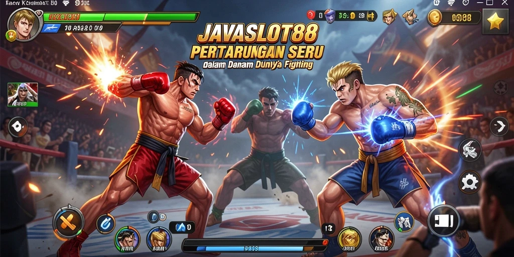 Screenshot menampilkan aksi pertarungan seru di JAVASLOT88.