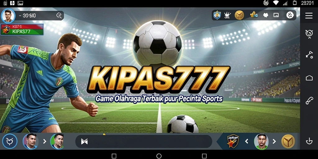 Tampilan gameplay KIPAS777 yang menarik dan menggugah semangat berolahraga.