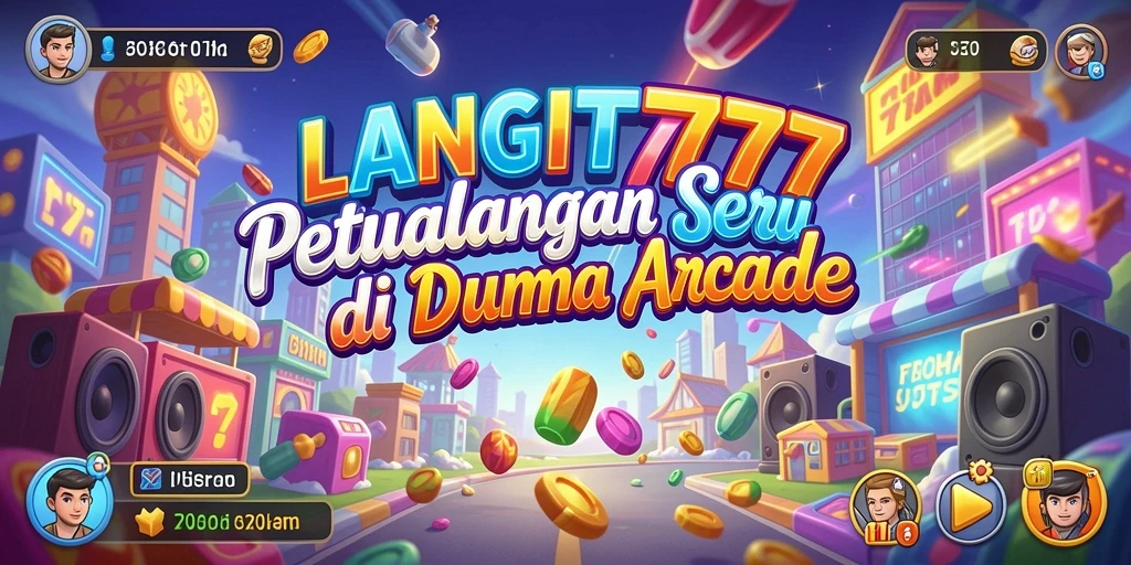 Screenshot gameplay LANGIT777 menampilkan aksi seru di level Arcade.