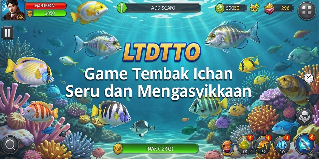 Gameplay LTDTOTO dengan aksi tembak ikan yang seru.