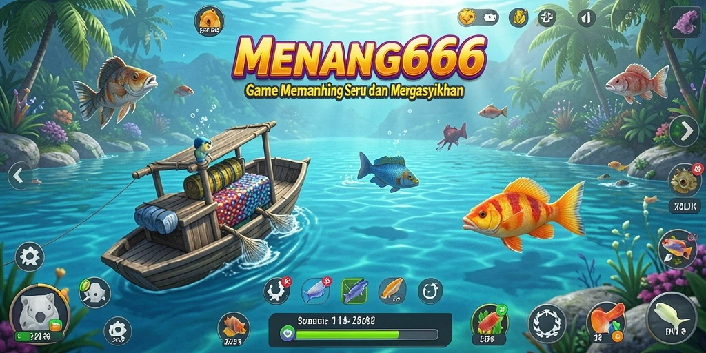 Tangkapan ikan berwarna cerah dalam gameplay MENANG666 yang menakjubkan.
