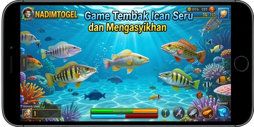 Tampilan screenshot dari gameplay seru Tembak Ikan di NADIMTOGEL.