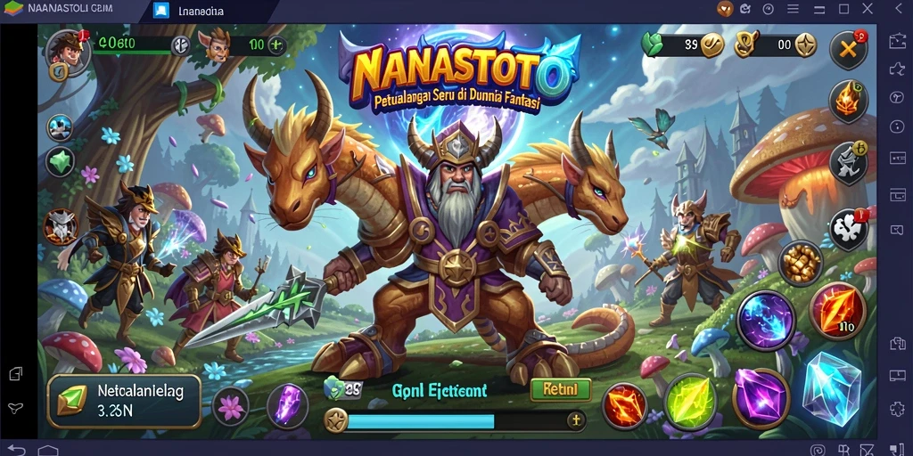 Menampilkan gameplay seru dan penuh tantangan dari NANASTOTO.