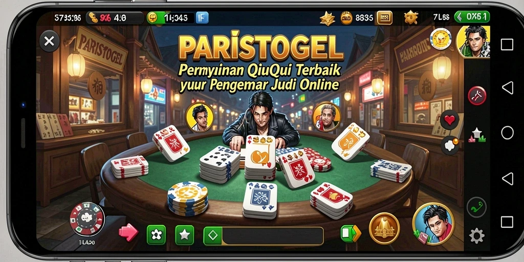 Tampilan menarik gameplay QiuQiu di PARISTOGEL.