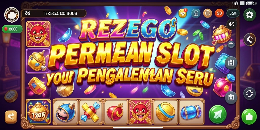 Tampilan gameplay slot seru dengan grafis menawan di REZEGO.