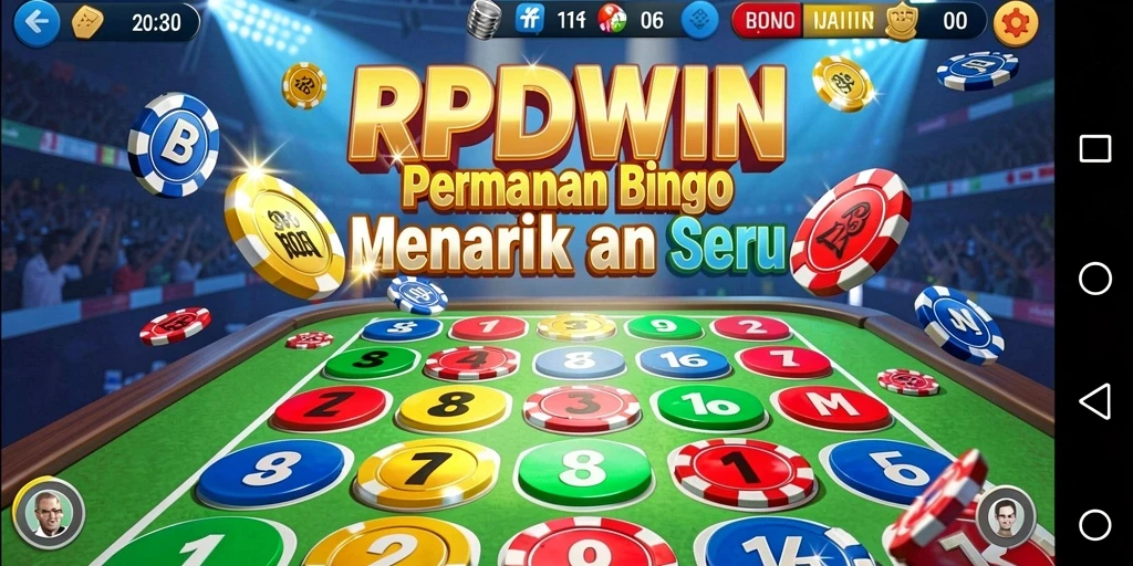 Tampilan gameplay RPIDWIN dengan tema Bingo yang menarik.