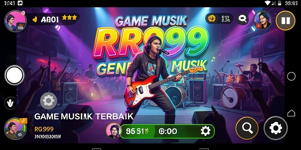 Tampilan gameplay menarik dengan nuansa musik yang menggugah semangat.