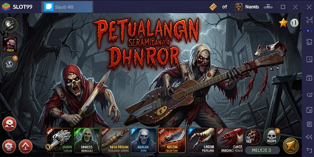 Gameplay SLOT99 yang penuh ketegangan dan horor.