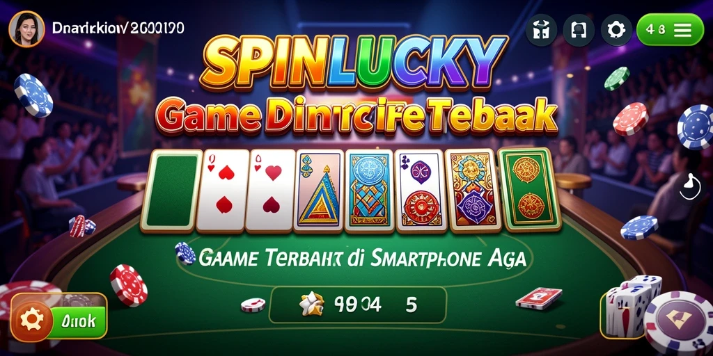 Tampilan gameplay SPINLUCKY yang seru dan interaktif.