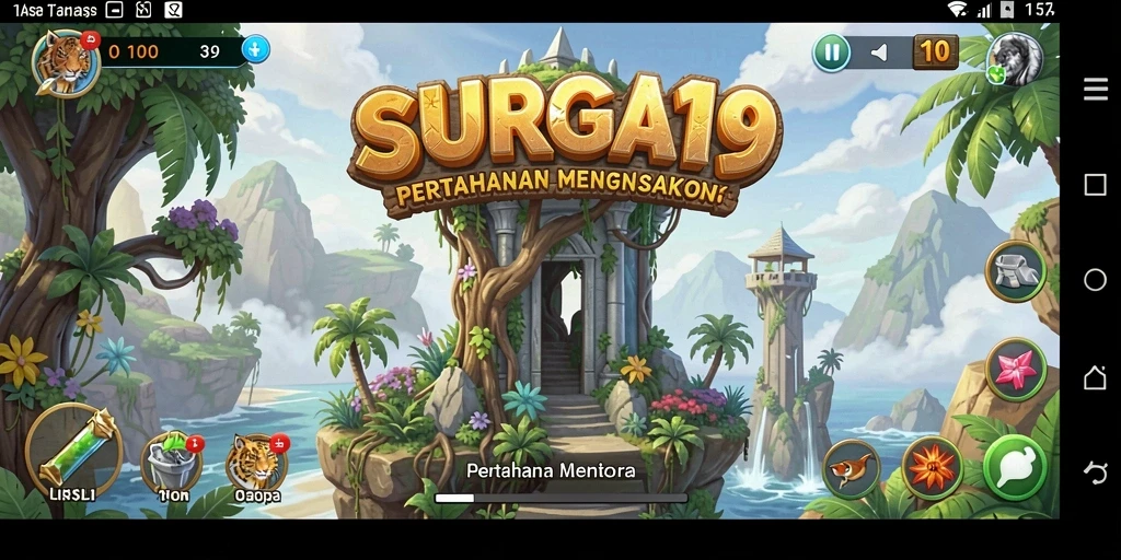 Tampilan permainan SURGA19 yang memikat dan penuh aksi.