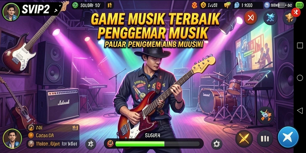 Tampilan menarik dari gameplay SVIP2 yang penuh warna.