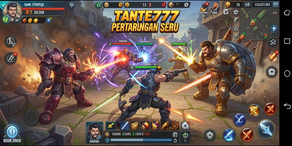 Tampilan permainan strategi yang menegangkan di TANTE777.