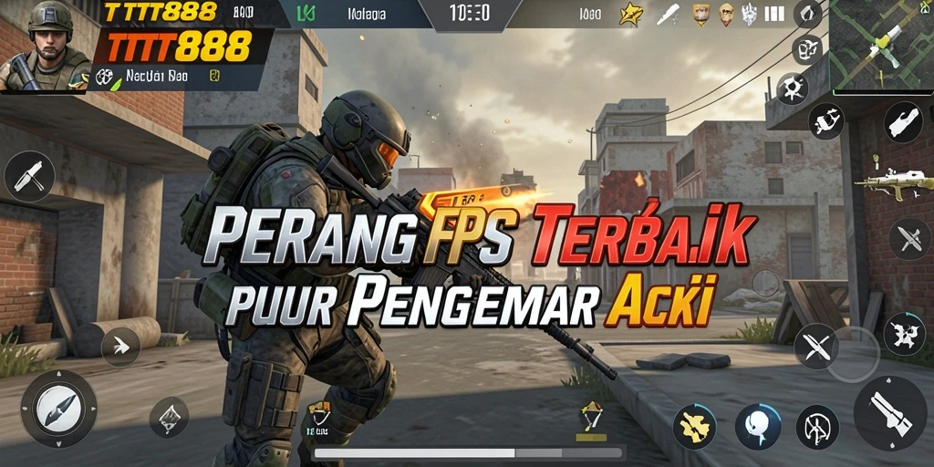 Gameplay dinamis dengan aksi tembak-menembak memukau di TTT888.