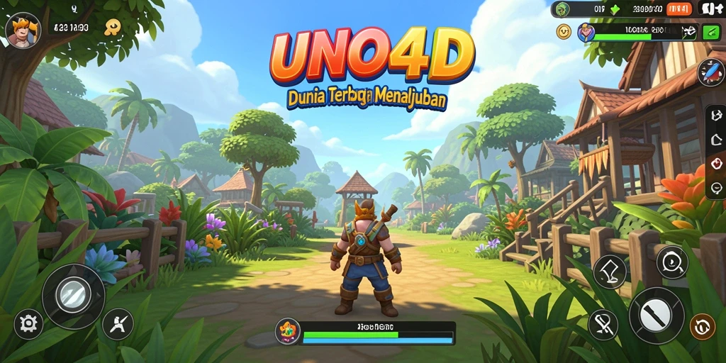 Gameplay seru di dunia terbuka UNO4D dengan petualangan yang tak terbatas.