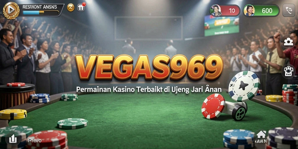 Tangkapan layar menunjukkan gameplay seru di VEGAS969 dengan berbagai pilihan game Kasino.