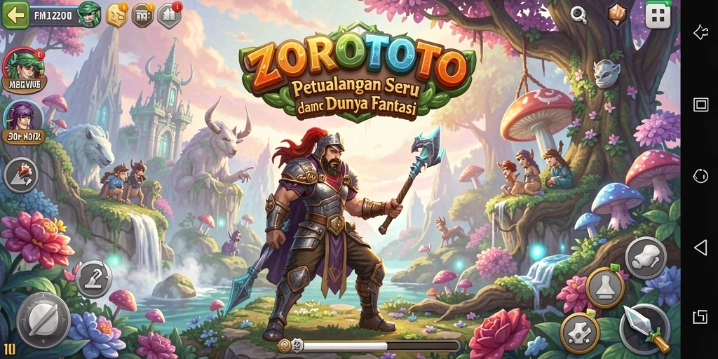 Gameplay seru ZOROTOTO yang penuh petualangan.